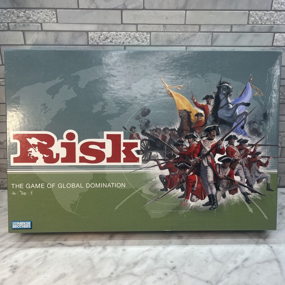 Risk Board Game of Global Domination Parker Brothers 2003 New / Sealed Pieces.